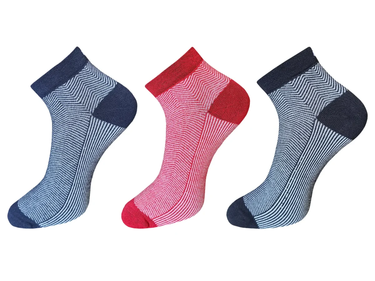 combed cotton berry ankle socks for men preview